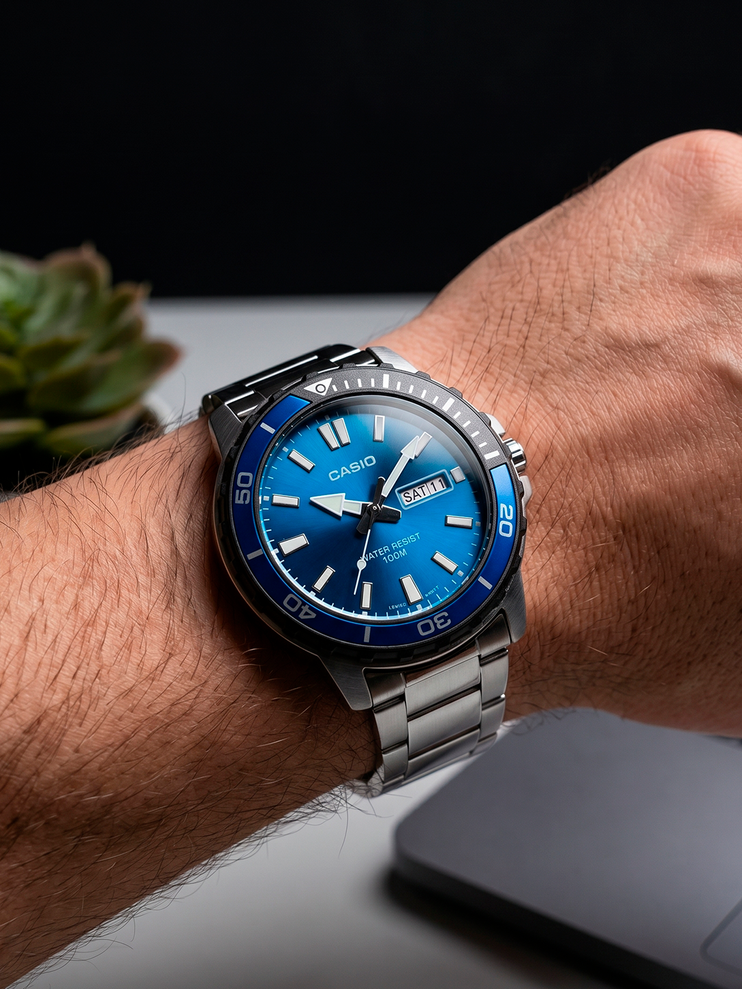 Reloj Casio MTD-125D-2A1V (Azul)