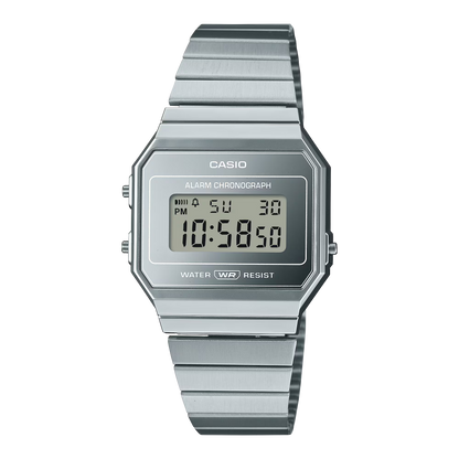 Reloj Casio Vintage A700WEV-7A Bisel Plateado