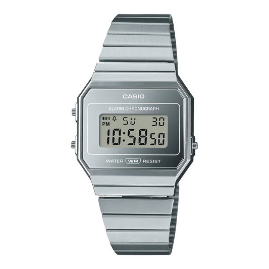 Reloj Casio Vintage A700WEV-7A Bisel Plateado