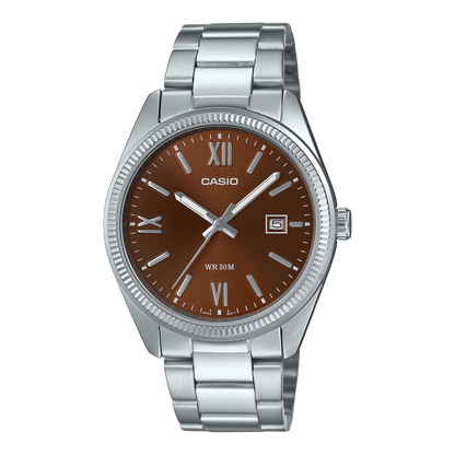 Reloj Casio Análogo MTP-1302DD-5AV Café